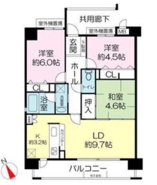 パセオ上牧　5F