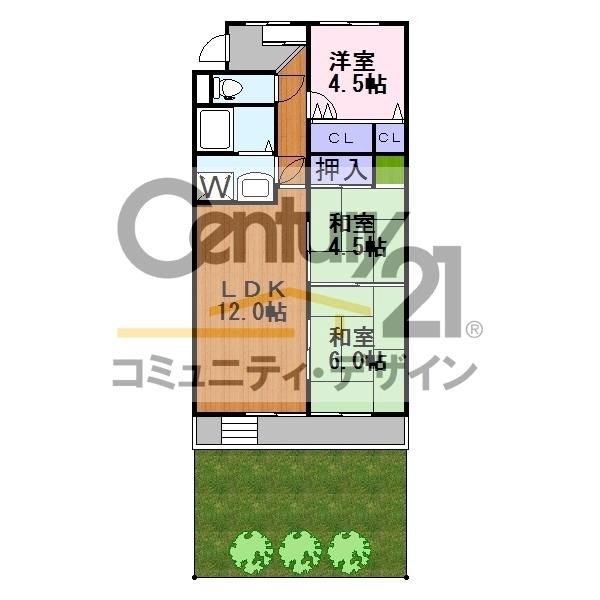 ソシアル大山崎　1F