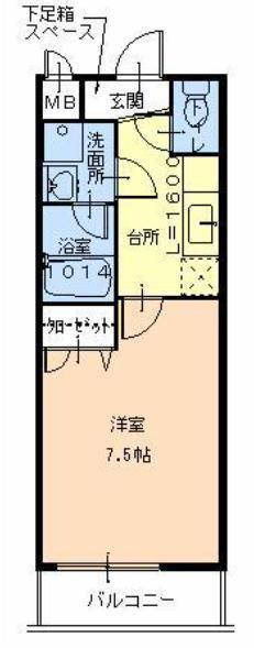 フジパレスタカシロ1番館　2F