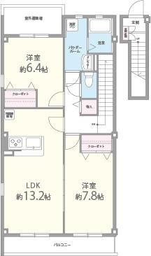 ペルル寺門　2F