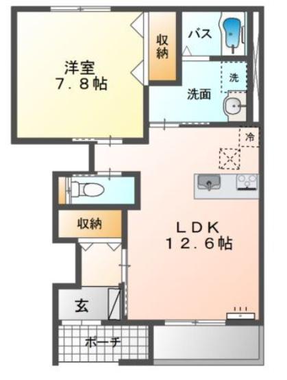 ルーヴル西法寺　1Ｆ