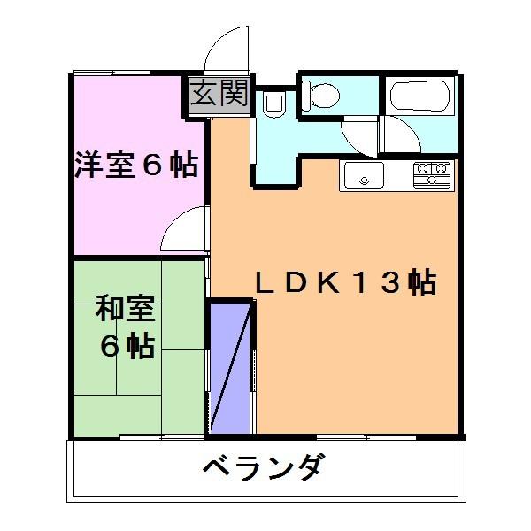長谷川マンション/２Ｆ