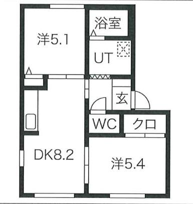 ラフィーネ水無瀬　2F