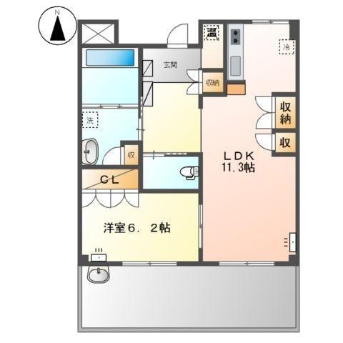 グランデ上牧　4Ｆ