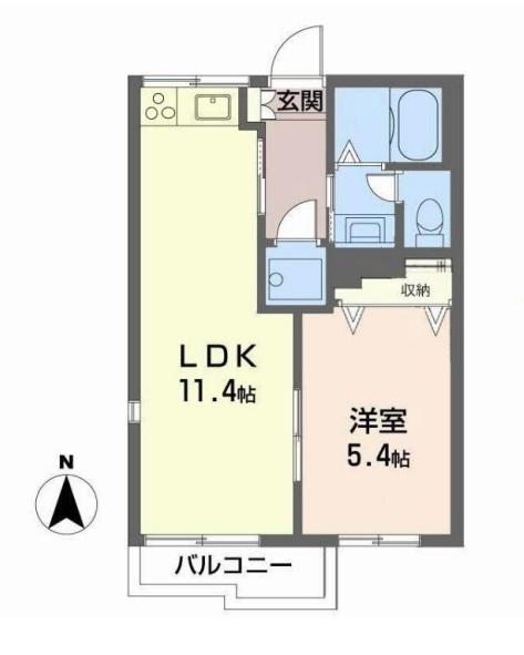 神内ハイツＡ棟/２Ｆ