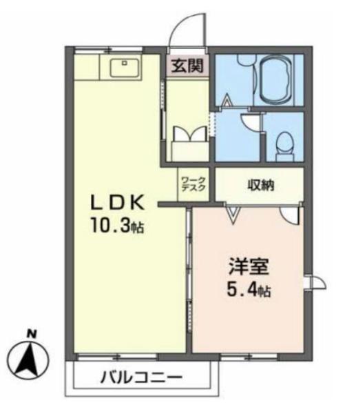 神内ハイツＢ棟/２Ｆ