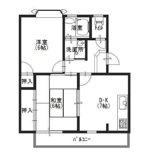 ロイヤルコーポ水無瀬　E棟　1F
