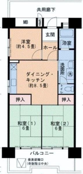 UR水無瀬駅前1号棟　8F