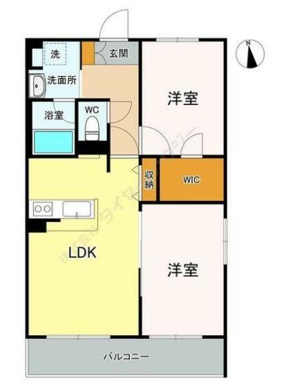 プロスペリテ島本 1F(間取り)