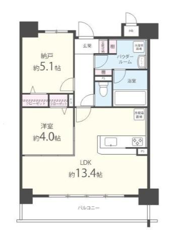 Ｌｅ　Ｖｅｒｔ高槻（ルヴェール高槻）4F
