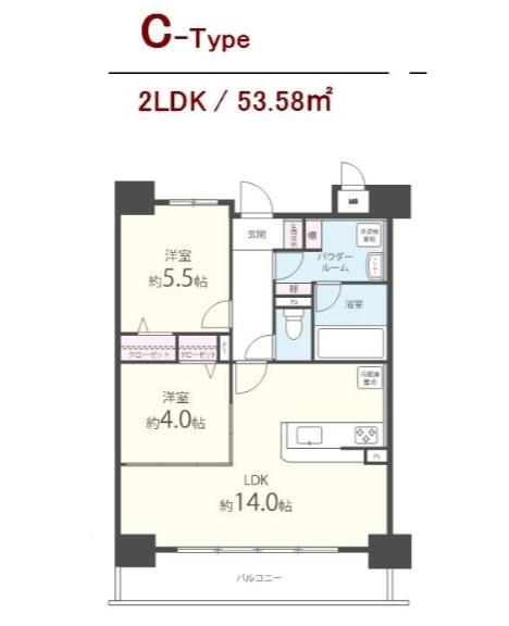 Ｌｅ　Ｖｅｒｔ高槻（ルヴェール高槻）4F