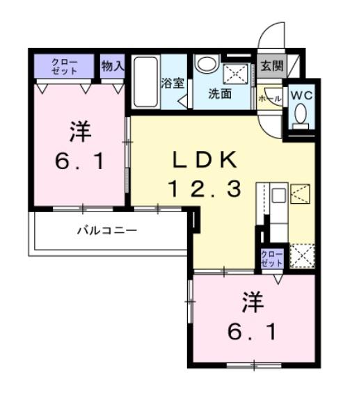 HILL　COURT水無瀬/２Ｆ