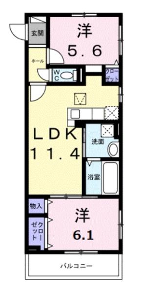 HILL　COURT水無瀬/２Ｆ