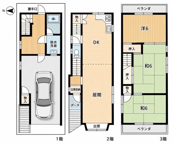 池田東町貸家