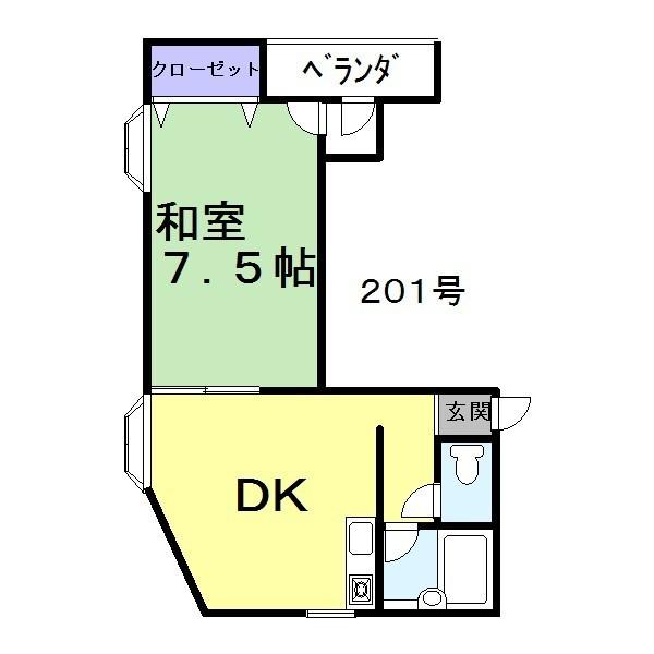 瀧本スウィートビル２０１号
