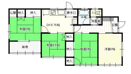 新庄町貸家