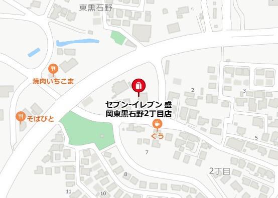 コーポエンゼル(セブンイレブン盛岡東黒石野2丁目店)