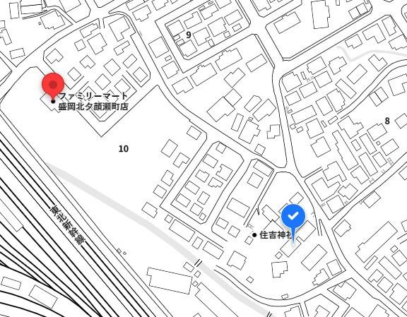 ハイツ　アザレアA(ファミリーマート盛岡北夕顔瀬町店)
