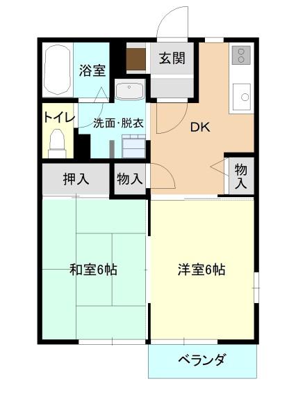 ハイツ　アザレアA