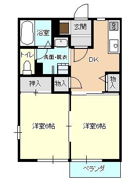ハイツ　アザレアA