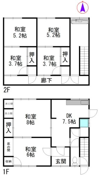 奈良市大宮町１丁目の貸家
