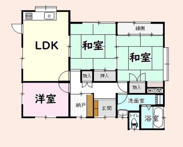 山武郡九十九里町藤下の貸家