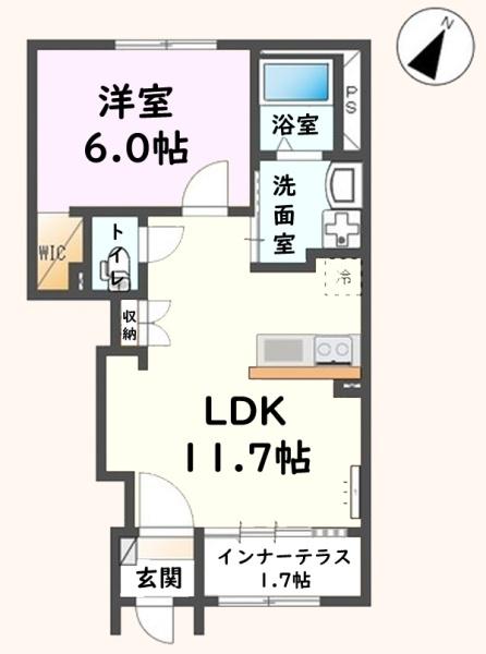 山武市成東のアパート