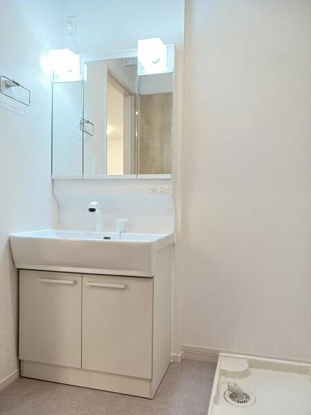 東金市台方のアパート(洗面台・洗面所)