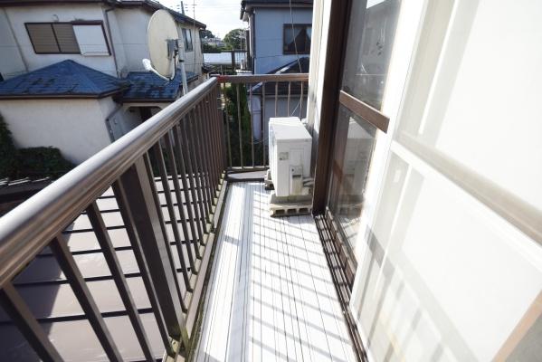 山武郡九十九里町藤下の貸家(バルコニー)