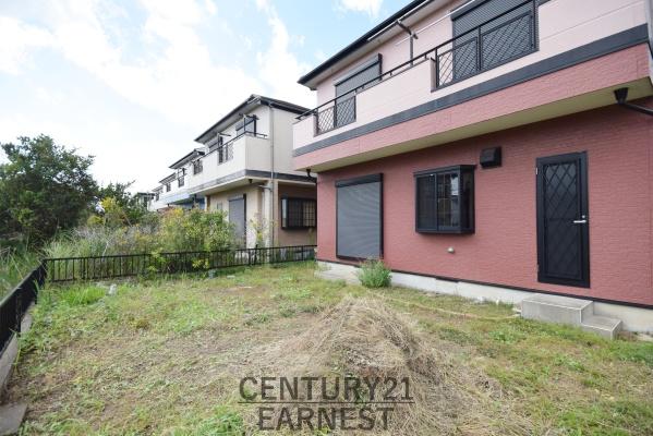 東金市西福俵の貸家(庭)