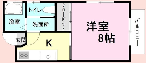 東金市東中のアパート