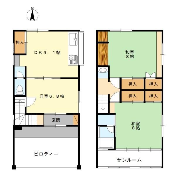 万町貸家