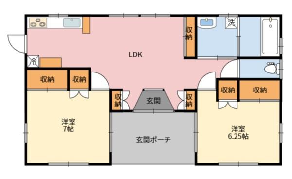 萬屋貸家　平屋建