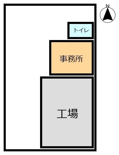 栃木市大平町西水代　貸し工場＋事務所