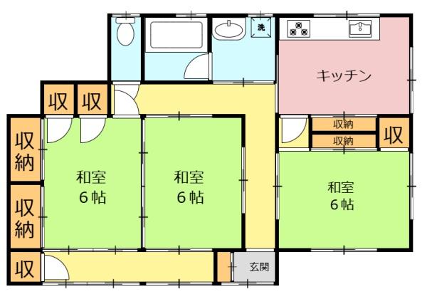 佐野市越名町　貸家