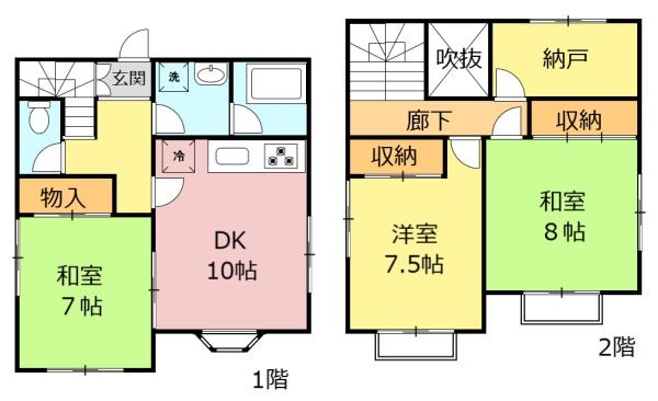 岩舟町静和　貸家