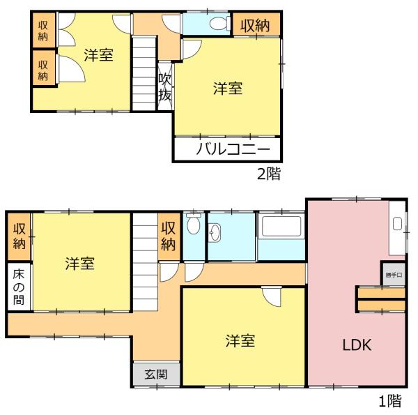 佐野市韮川町　貸家