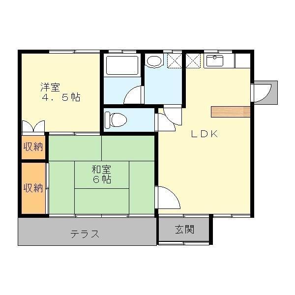 富岡町貸家　南棟