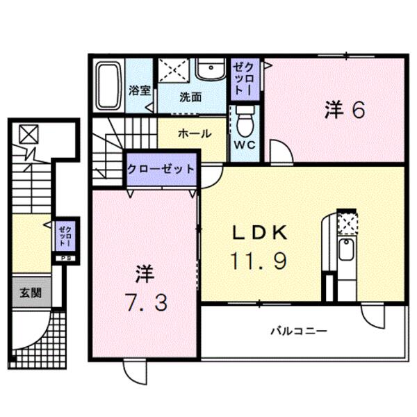 スターハイツA(間取り)
