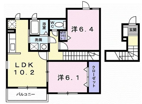 ミルトB (mild)(間取り)