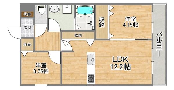枚方市上島町のアパート