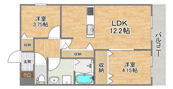 枚方市上島町のアパート