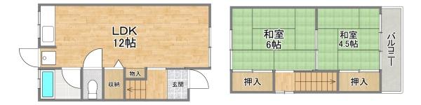 長尾家具町4丁目貸家