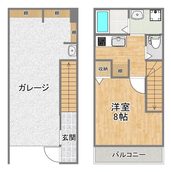 長尾家具町3丁目ガレージハウス