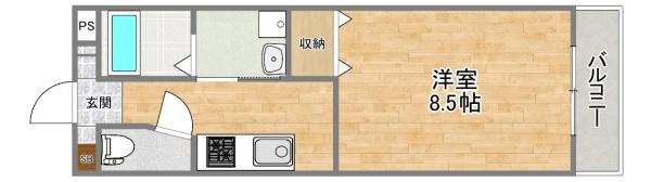 枚方市磯島南町のアパート