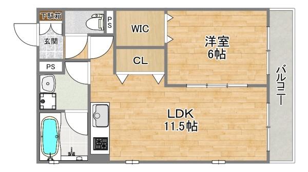 枚方市牧野阪２丁目のアパート