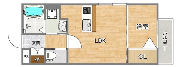 枚方市牧野阪３丁目のアパート