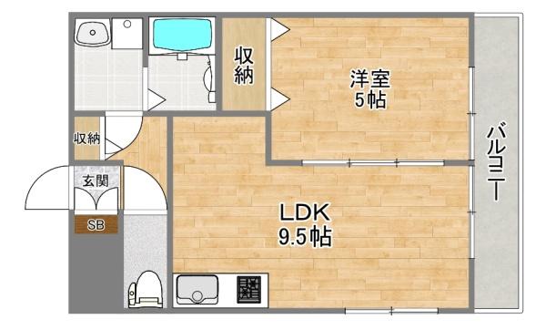 プラリア招堤元町　B棟