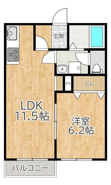 枚方市星丘３丁目のアパート