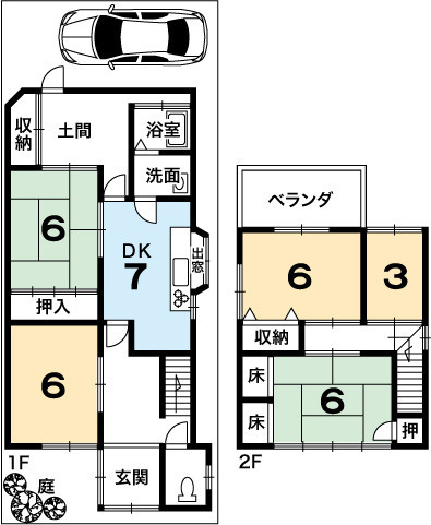 京都市伏見区深草仙石屋敷町の貸家